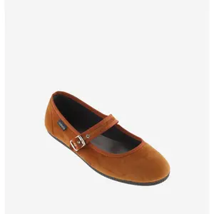 Baby velvet ballerinas Victoria Oda Mary Jane image-1