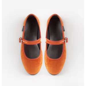 Baby velvet ballerinas Victoria Oda Mary Jane image-4