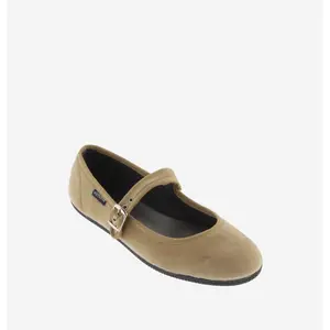 Baby girl ballerinas Victoria Oda Mercedes Terciopelo image-1