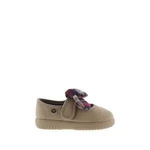 Checked ballerinas with baby ribbon Victoria Ojalá Mary Janes image-0