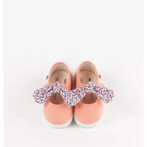 Ballet flats bow liberty pattern baby girl Victoria image-4