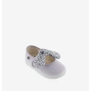 Ballet flats bow liberty pattern baby girl Victoria image-1