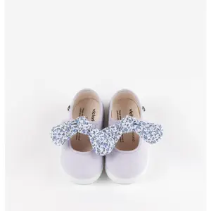 Ballet flats bow liberty pattern baby girl Victoria image-4