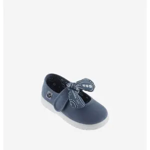Baby girl canvas bandana sneakers Victoria image-1