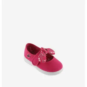 Baby girl canvas bandana sneakers Victoria image-1