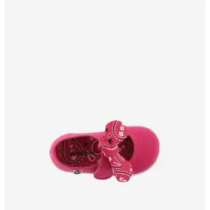 Baby girl canvas bandana sneakers Victoria image-4