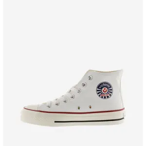 Mid-top-skor i canvas för damer Victoria Tribu brillo image-2