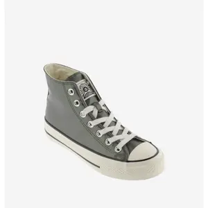 Baskets métalisé brillant & semelle cirée femme Victoria Tribu image-1