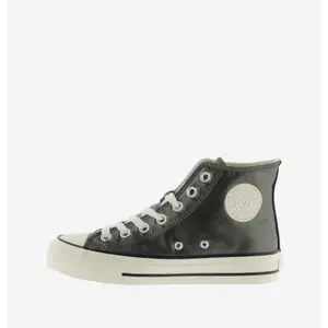 Baskets métalisé brillant & semelle cirée femme Victoria Tribu image-2