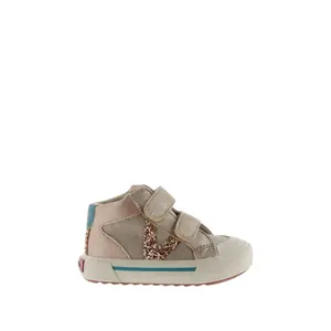 Metallic baby girl scratch sneakers Victoria Tribu image-0