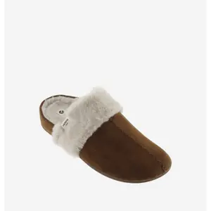 Women’s suede effect slippers Victoria Norte image-2