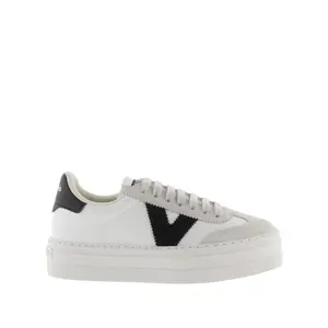 Baskets effet cuir & daim Victoria Barcelona image-0