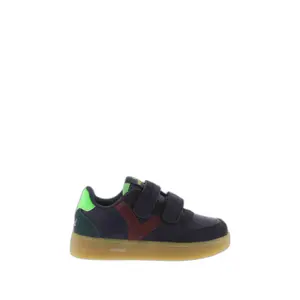 Leather and suede band sneakers for kids Victoria Tiempo Tiras image-0