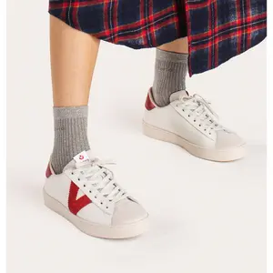 Berlin leather and split leather sneakers Victoria image-4