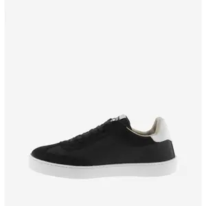 Monochrome berlin split leather and nylon sneakers Victoria image-2