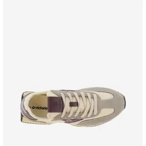 Baskets femme Victoria Cosmos Retro Nylon & Piezas Serraje & Suela Dentada image-3