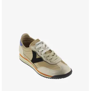 Metallische nylon sneakers met gespleten leer voor dames Victoria Saturno image-1