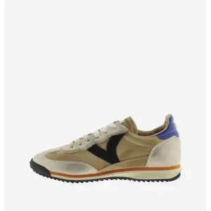 Metallische nylon sneakers met gespleten leer voor dames Victoria Saturno image-2