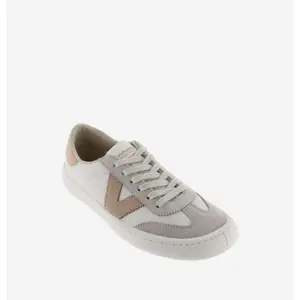 Leather and suede effect trainers for women Victoria Olmo image-1