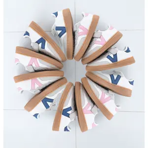 Leather effect sneakers for kids Victoria Oslo image-5