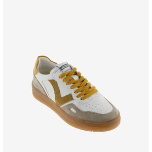 Leather and suede Trainers Victoria Seul image-1