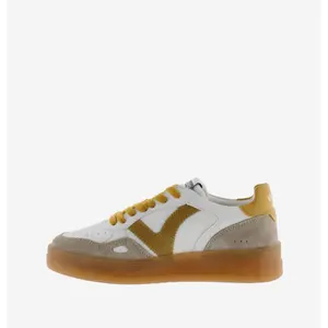 Leather and suede Trainers Victoria Seul image-2