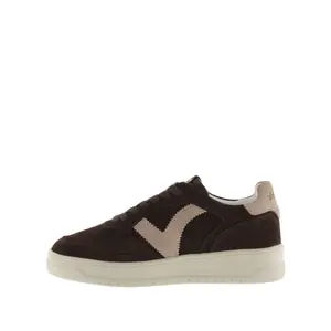 Seoul women's two-tone suede sneakers Victoria image-4