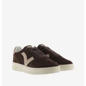 Seoul women's two-tone suede sneakers Victoria image-1
