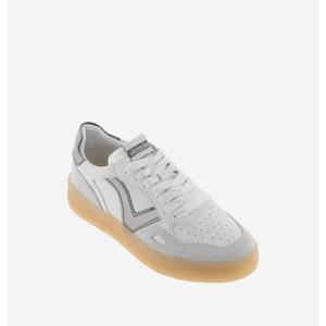 Leather and metal women's sneakers Victoria image-1