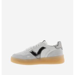 Leather and metal women's sneakers Victoria image-2