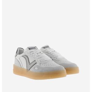 Leather and metal women's sneakers Victoria image-4