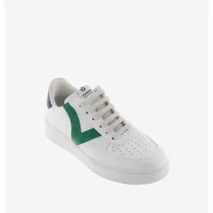 Baskets effet cuir contrastant femme Victoria Madrid image-1