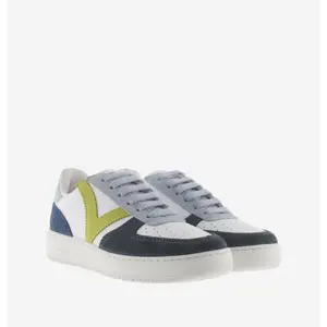 Damskie skórzane trenery crust Victoria Madrid image-4