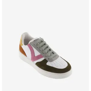 Damskie skórzane trenery crust Victoria Madrid image-1