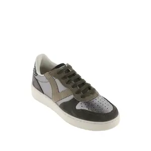 Metallic and suede women's sneakers Victoria Madrid image-1