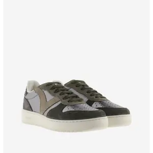 Metallic and suede women's sneakers Victoria Madrid image-2