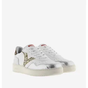 Metallisk och djurmönstrad sneakers för kvinnor Victoria Madrid image-2