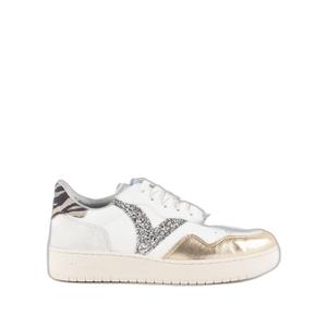 Leren en neon effect sportschoenen voor vrouwen Victoria Madrid image-0