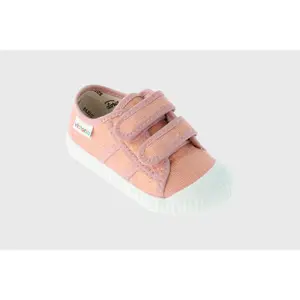 Children's shoes Victoria blucher tejido lurex dos velcros image-1