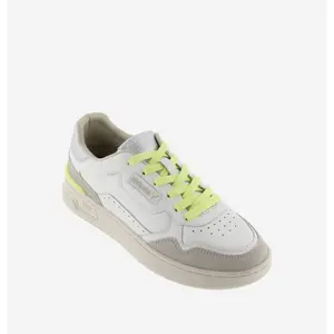 Zapatillas retro de mujer con detalle plateado Victoria C80 - Soft Néon image-1