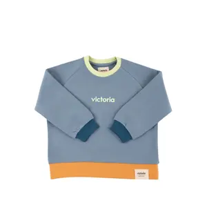 Children's colorful cotton sweatshirt Victoria image-0