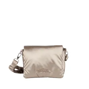 Schultertasche aus metallisiertem Nylon Victoria image-0