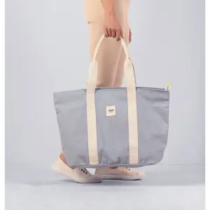 Organic canvas tote bag for women Victoria Shopping image-4