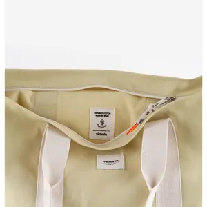 Organic canvas tote bag for women Victoria Shopping image-3