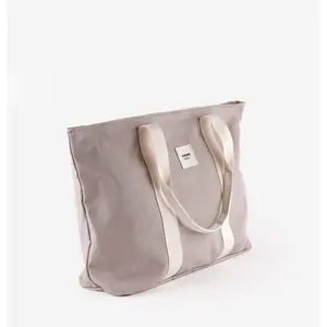 Organic canvas tote bag for women Victoria Shopping image-2