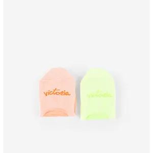 Socken für Damen Victoria Pinkies Fluo (x2) image-1