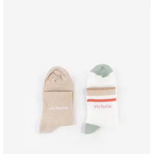 Socken für Damen Victoria Lurex (x2) image-1