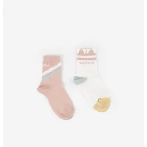 Children's animal socks Victoria (x2) image-1