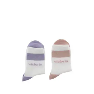 Girls' socks Victoria Lurex (x2) image-0