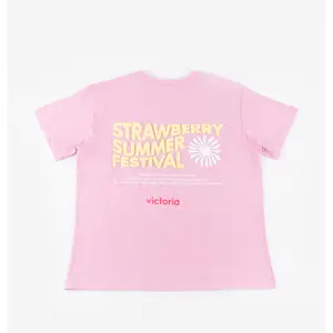 Women's T-shirt Victoria Algodon Strawberry image-1